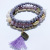 Amazon hot style boho style retro fringe diy crystal bracelet launch