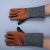 Thickened electric welding heat-resistant and fire-resistant star protective gloves
