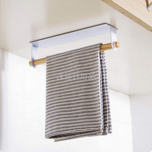 modern spray paint simple style roll stand punch-free kitchen roll paper tissue holder