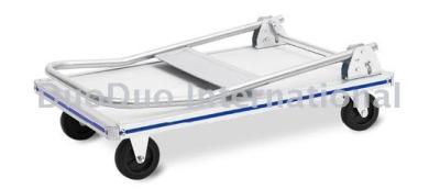Aluminum alloy trolley flatbed car folding household four-wheel quiet hand in hand to pull the truck trailer truck