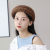 Guan Linglong 2019 autumn/ Winter New Beret retro Japanese and Korean artist hat British versatile plover fashion