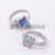 Korean version of the one wing butterfly ring female opening wholesale generation of stainless steel ring jewelry