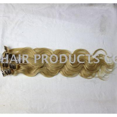uman hair  extensions 7pieces clip hair