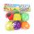 Creative simulation of plastic lined fruit pinched toy market put pieces baby bath toys