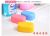Candy-colored hand-grip type thickened silica gel washing brush mini washing board small plastic washboard