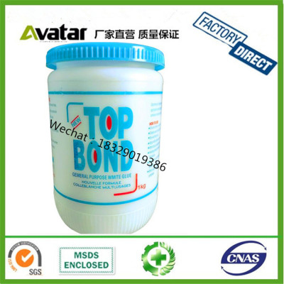 Furniture industry USE TOP BOND 1KG PVA white glue, wood glue 