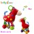 Babyfans Infant Educational Plush Toy Pulling Bell Toy Cartoon Animal Car Crib Hanging Comfort Toy
