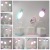 LED pen holder beauty mirror cute cartoon touch desk lamp with mobile phone stand USB charging desktop learning small night light