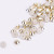Factory Direct Sales Popular Beaded Conical Pearl Handmade DIY Processing Clothes Accessories