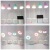 The New creative simple pen holder, desktop LED night light bedroom bedside storage lamp 3 touch lamp mobile phone stand