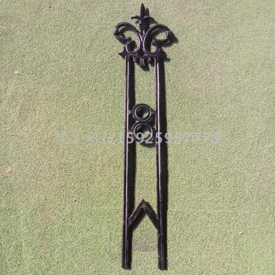 Cast iron parapet community fence fence