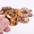 Amber resin mini small bow handmade diy hair accessories accessories clothing decoration buckle