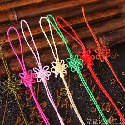 Mobile phone accessories DIY accessories hand-woven jade thread knot U disk bookmark small mini Chinese knot