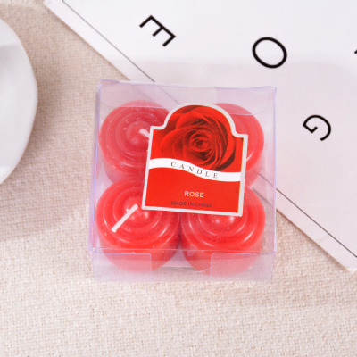 Factory Wholesale Candle Tealight Romantic Confession Small Candle Creative Swing Figure Heart-Shaped Figure Smoke-Free Odorless Candle