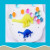 [factory cargo tong] dinosaur toy bubble water expansion children birthday gifts card