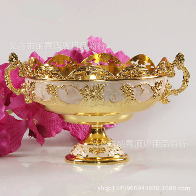 The New European any zinc alloy, stainless steel table top hotel KTV shell carving garbage to use