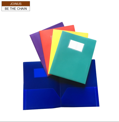 A4 American market stationery File folder with card pocket 8 colors AF-1707 document bags