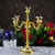 Santou wholesale price European alloy silver metal candlestick decoration wedding hotel KTV home