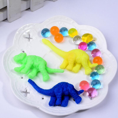 [factory cargo tong] dinosaur toy bubble water expansion children birthday gifts card