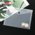 Student filing bag transparent A5 color folder office bag button plastic filing bag bunger stationery