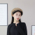 Guan Linglong 2019 autumn/winter New Alpaca wool Navy Cap student Cap octagonal hat Versatile Japanese and ins style