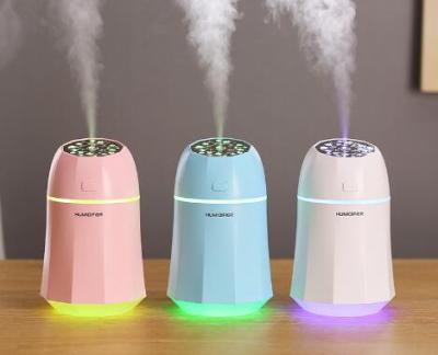 USB car mini humidifier dazzle atmosphere night light office bedroom humidifier