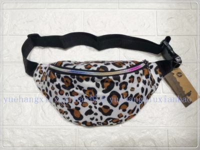 Fanny pack leopard print outdoor bag quality female bag sports bag travel bag shoulder bag factory store money zunxian