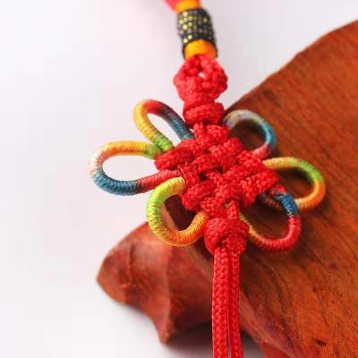 Manufacturers direct size pendant Chinese knot small color knot lantern calendar handmade small color knot