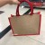 Red Side Color Matching Jute Bag Multi-Color Optional