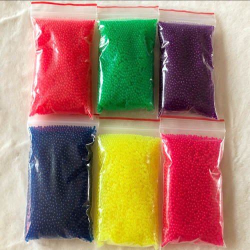 [Factory Express] Fluorescent Beads Crystal Mud Absorbent Beads Bubble Ball Air Freshener Material Small Beads 1000g/Bag