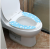 Pasting type toilet pad cartoon can cut and paste type static electricity toilet pad repeatedly wash toilet pad