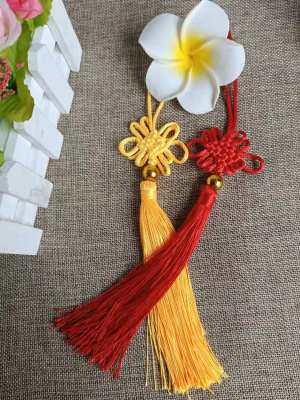 Pendant with beads small Chinese knot To order Chinese knot pure handmade price cheap musical instrument pendant with beads small Chinese knot