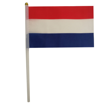 The Dutch flag waving flag polyester double - sided printing plastic flagpole factory direct sales can be customized