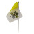 Vatican flag waving flag polyester double - sided printing plastic flagpole manufacturers direct sales can be customized