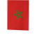 Moroccan flag waving flag polyester double - sided printing plastic flagpole factory direct sales can be customized