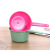 Manufacturer direct selling wholesale plastic long handle water ladle household kitchen color thickened multi-purpose ladle water scoop