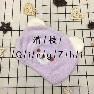 Qingzhi Brand Cute Cartoon Animal Series Hair-Drying Cap Shampoo Hair Drying Gadget Ladies Essential