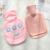 Cartoon fruit plush hot wat ag rubber inner safe water injection hot water bag female students winter filling warm bag