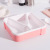 New square, simple and stylish Japanese bento box, sealed sealed lunch box, student lunch box, microwave lunch box