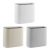 Creative Nordic trash bin household kitchen living room bathroom office double split sorting trash bin