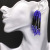 The New Europe and the United States fashion crystal tassel earrings South Chesapeake creative checking rice bead earrings getting small ornaments