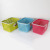 Factory direct selling plastic basket practical fruit and vegetable basket multi-purpose supermarket shopping basket