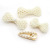 Japanese new bowknot pearl hairpin Korean sweet hollow pearl duck mouth clip alloy hairpin edge clip hair accessories