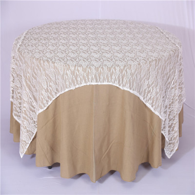 New Lace Tablecloth Caterpillar Lace Table Runner Placemat European-Style Simple Wedding Tablecloth Decorative Stage Clothing Fabric