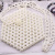 2019 new hexagon woven crossbody bag European and American handmade bebeaded one-shoulder mobile phone bag