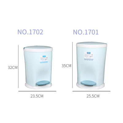 Creative new plastic sanitary garbage bin fashion floating flip bin household indoor pedal garbage bin