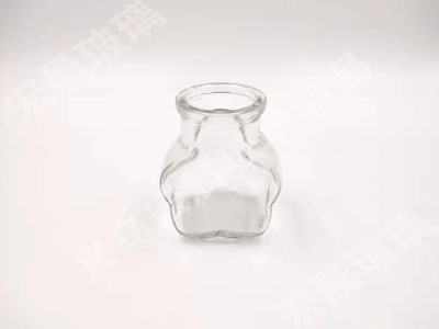 Manufacturers direct marketing beautiful plum shaped glass wishing bottle plum wishing bottle glass wishing bottle