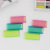 PVC material transparent double-color Oblique rubber Learn office stationery