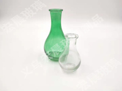 Manufacturers direct glass vase a flower glass vase spray color processing glass decorations