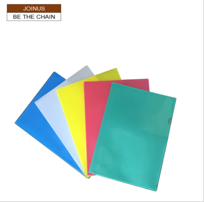 15C A4 stationery L shape pp folder  color  file folder 31X22CM color 15C document bags